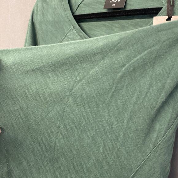 NWT ~ JEFF ~Round Neck Pima Cotton T-Shirt Large XXL (b21) - Picture 4 of 5